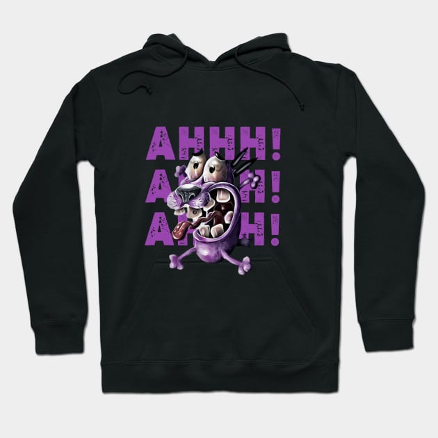 courage the cowardly dog Hoodie by Pixzul